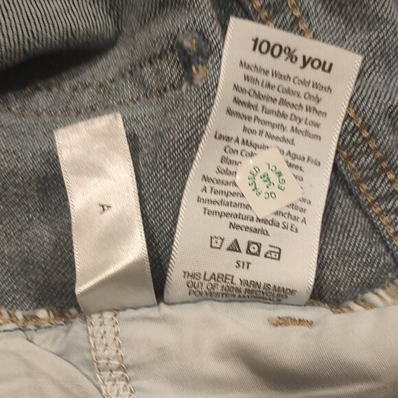 Weekend Academy Dark Wash Cuffed Blue Jeans Boy's Size 16 New with Tags NWT - Picture 6 of 8